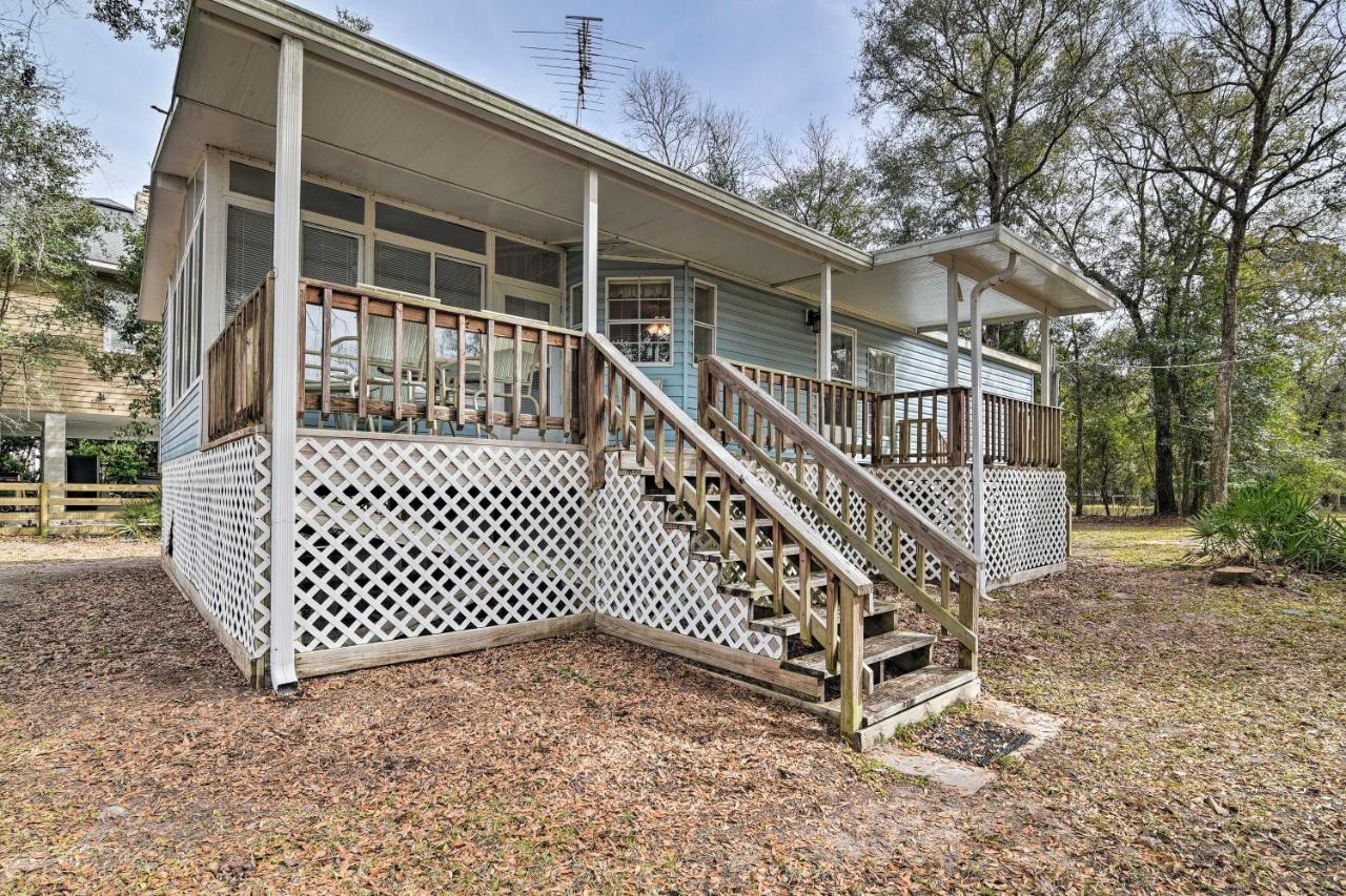 Fishing Paradise With Deck On Suwannee River Branford Exterior photo